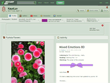 Tablet Screenshot of kayeluv.deviantart.com
