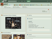 Tablet Screenshot of gndn47.deviantart.com