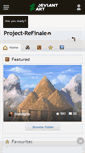 Mobile Screenshot of project-refinale.deviantart.com