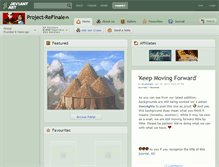 Tablet Screenshot of project-refinale.deviantart.com