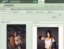 Tablet Screenshot of mosomenzari.deviantart.com