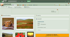 Desktop Screenshot of ambersunset.deviantart.com