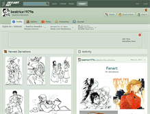 Tablet Screenshot of beatrice1979a.deviantart.com