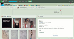Desktop Screenshot of cynephoba.deviantart.com