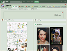 Tablet Screenshot of fatale16.deviantart.com