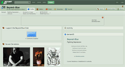 Desktop Screenshot of beyond--blue.deviantart.com
