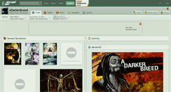 Desktop Screenshot of adarkerbreed.deviantart.com