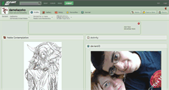 Desktop Screenshot of damekazeko.deviantart.com