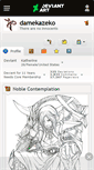 Mobile Screenshot of damekazeko.deviantart.com