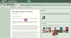 Desktop Screenshot of mallow-club.deviantart.com