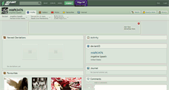 Desktop Screenshot of misfit3476.deviantart.com