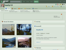 Tablet Screenshot of insanity123.deviantart.com