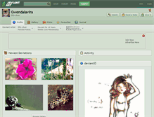 Tablet Screenshot of gwendalavira.deviantart.com