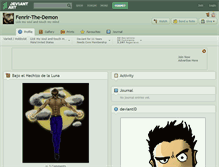 Tablet Screenshot of fenrir-the-demon.deviantart.com