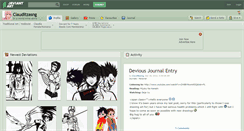 Desktop Screenshot of clauditzasng.deviantart.com