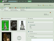 Tablet Screenshot of novoxvocis.deviantart.com