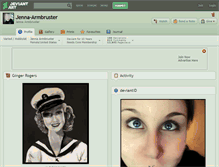 Tablet Screenshot of jenna-armbruster.deviantart.com