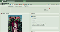 Desktop Screenshot of nonobadpup.deviantart.com