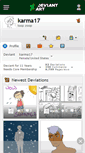 Mobile Screenshot of karma17.deviantart.com