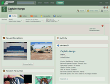 Tablet Screenshot of captain-mongo.deviantart.com
