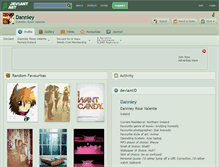 Tablet Screenshot of danniey.deviantart.com
