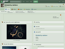 Tablet Screenshot of blinded-by-rainbow.deviantart.com