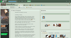 Desktop Screenshot of diamonddivas.deviantart.com