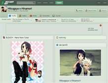 Tablet Screenshot of hitsugaya-x-hinamori.deviantart.com