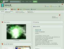 Tablet Screenshot of katana-dk.deviantart.com