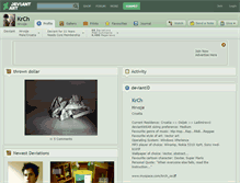 Tablet Screenshot of krch.deviantart.com