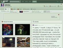 Tablet Screenshot of johnkyo.deviantart.com