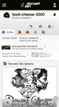 Mobile Screenshot of boot-cheese-3000.deviantart.com