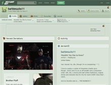 Tablet Screenshot of barbiesucks11.deviantart.com