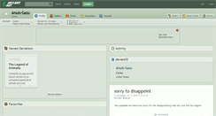 Desktop Screenshot of anuis-sazu.deviantart.com