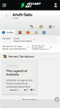 Mobile Screenshot of anuis-sazu.deviantart.com
