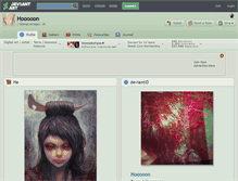 Tablet Screenshot of hooooon.deviantart.com