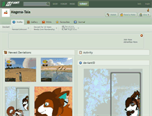 Tablet Screenshot of magena-tala.deviantart.com