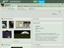 Tablet Screenshot of andrex1.deviantart.com