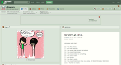 Desktop Screenshot of dinacorn.deviantart.com