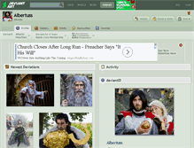 Tablet Screenshot of albertuss.deviantart.com