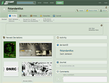 Tablet Screenshot of fistandantilus.deviantart.com