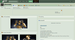 Desktop Screenshot of edthehobbit.deviantart.com