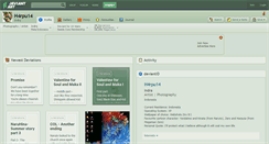 Desktop Screenshot of h4rpu14.deviantart.com