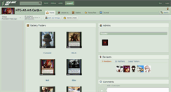 Desktop Screenshot of mtg-alt-art-cards.deviantart.com