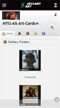 Mobile Screenshot of mtg-alt-art-cards.deviantart.com