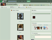 Tablet Screenshot of mtg-alt-art-cards.deviantart.com