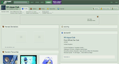 Desktop Screenshot of kh-aqua-club.deviantart.com