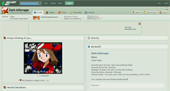 Desktop Screenshot of dark-infernape.deviantart.com
