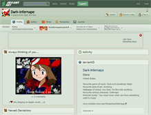 Tablet Screenshot of dark-infernape.deviantart.com
