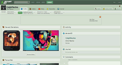 Desktop Screenshot of celphpacino.deviantart.com